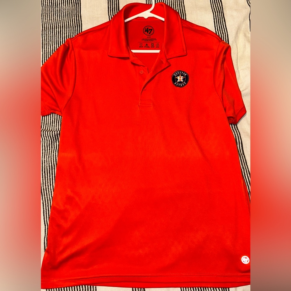 Men’s medium Astros polo shirt